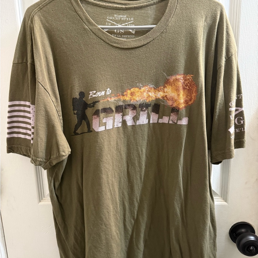 Grunt Style “Born to Grill” OD T-Shirt